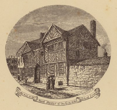 Manchester: Residenz des Schulleiters der Grammar School, Long Mill von English School