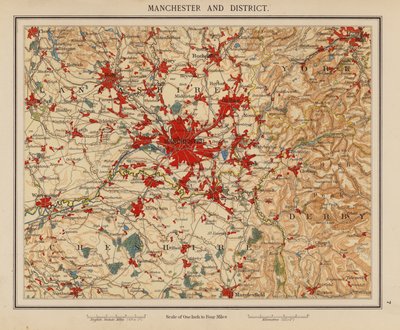 Manchester und Umgebung von English School