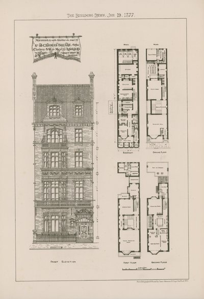 Herrenhaus mit Stallungen im Hinterhof von English School