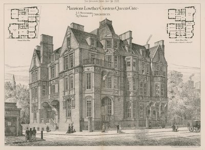 Mansions Lowther Gardens, Queens Gate, Kensington von English School
