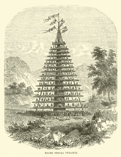 Maori Festpyramide von English School