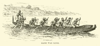 Maori-Kriegskanu von English School