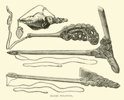Maori-Waffen von English School