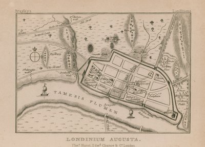 Karte des römischen Londons von English School