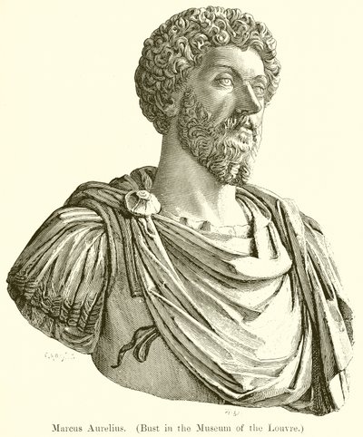 Marcus Aurelius (Büste im Louvre) von English School