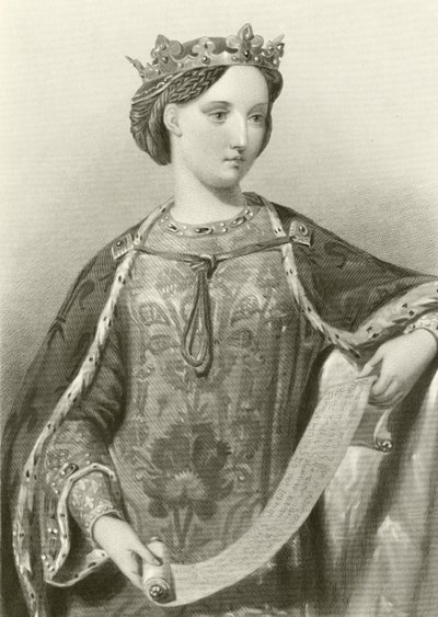 Margarete von Frankreich, Königin von König Eduard I. von English School