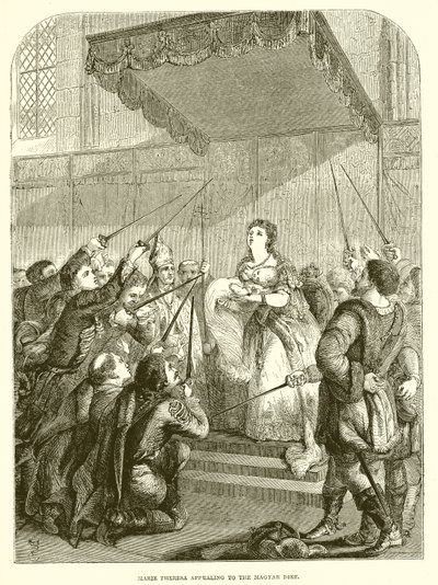 Maria Theresia appelliert an den ungarischen Reichstag von English School