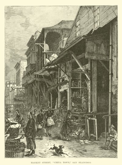 Marktstraße, Chinatown, San Francisco von English School