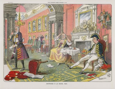 Heirat à la Mode, 1904 von English School