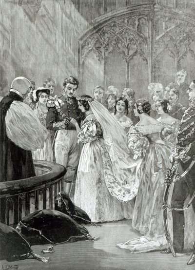 Hochzeit von Königin Victoria (1819-1901) und Prinz Albert (1819-61) im St. James