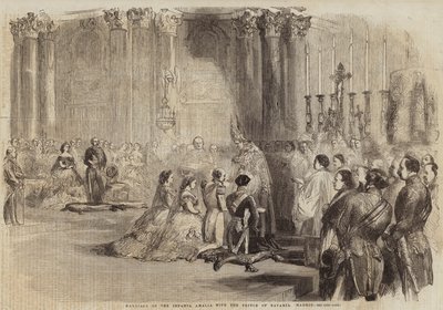 Hochzeit der Infantin Amalia mit dem Prinzen von Bayern, Madrid von English School