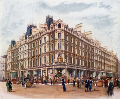 Marshall & Snelgrove, Oxford Street und Vere Street von English School
