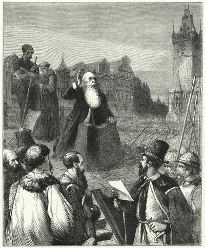 Martyrium von Baron Wenzel von Budowa, Prag, 1621 von English School