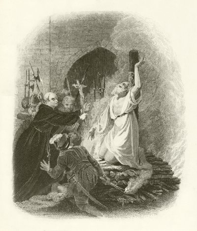 Märtyrertod von Cranmer von English School
