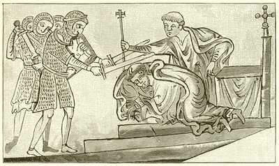 Martyrium von S. Thomas von Canterbury von English School