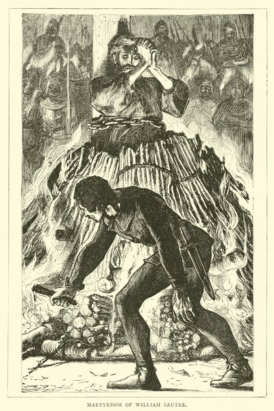 Martyrium von William Sautre von English School