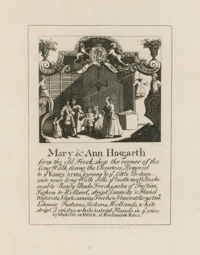 Mary und Ann Hogarth von English School