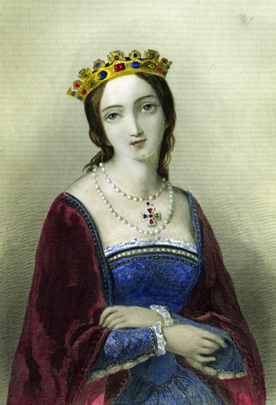 Maria I. von England, Tochter von Heinrich VIII., gedruckt von Henry G. Bohn, 1856 von English School