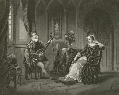 Maria Stuart und ihr Sekretär Chatelar von English School