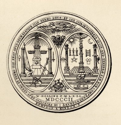 Freimaurersiegel, 1802, aus 