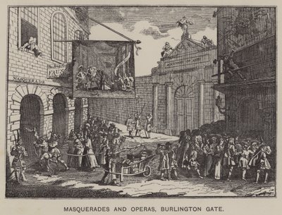 Maskeraden und Opern, Burlington Gate von English School