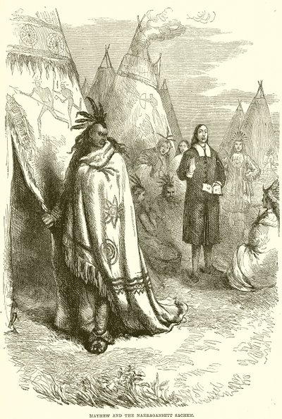 Mayhew und der Narragansett-Sachem von English School