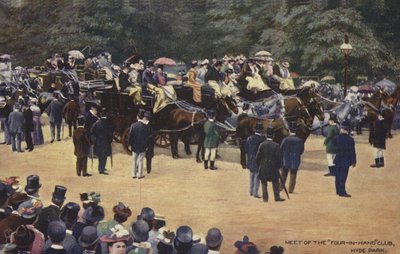 Treffen des Four-in-Hand Clubs, Hyde Park von English School