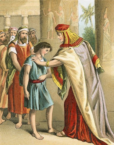 Begegnung von Joseph und Benjamin von English School