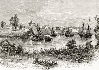 Melbourne, 1840, aus 