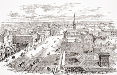Melbourne, Australien, aus The Gallery of Geography von Rev. Thomas Milner, veröffentlicht ca. 1880 von English School