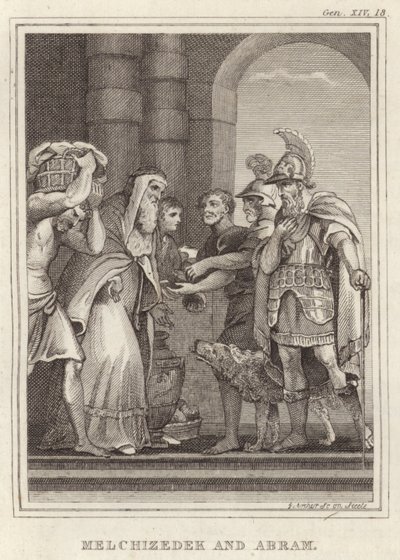 Melchisedek und Abram von English School