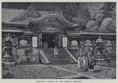 Gedenktempel des Shogun Iyemitsu (Litho) von English School