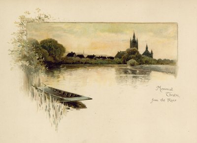Memorial Theatre vom Fluss aus von English School
