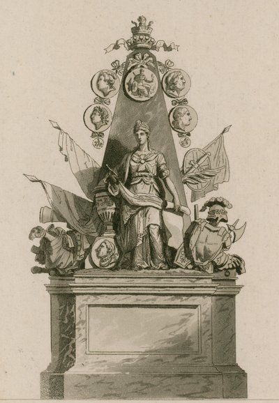 Denkmal für Lord Ligonier, Westminster Abbey, London von English School