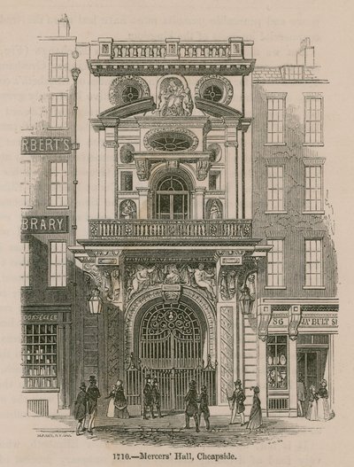 Mercers Hall, Cheapside, London von English School