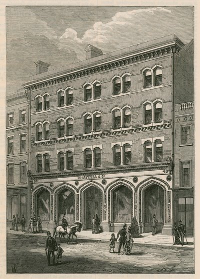 Messrs Chappell & Cos Räumlichkeiten, New Bond Street, London von English School