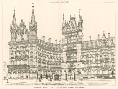 Midland Grand Hotel, Sir George Gilbert Scott, Architekt von English School