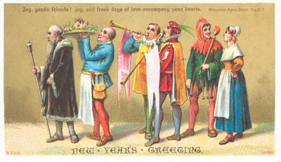 Ein Sommernachtstraum, Neujahrskarte von English School