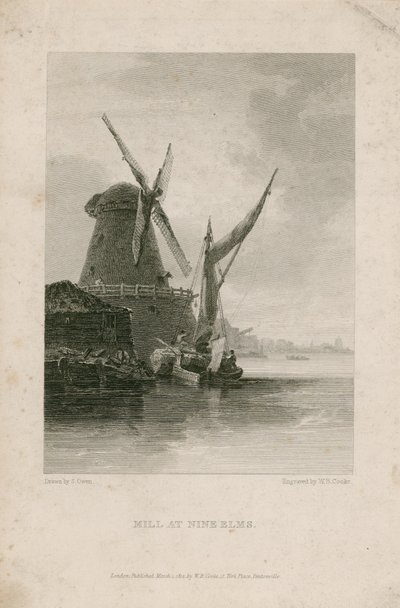 Mühle bei Nine Elms von English School