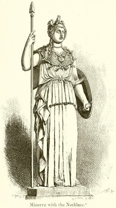 Minerva mit der Halskette von English School