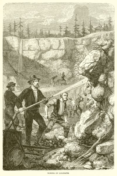 Bergbau in Colorado von English School