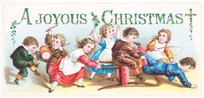 Unartige Kinder, Weihnachtskarte von English School