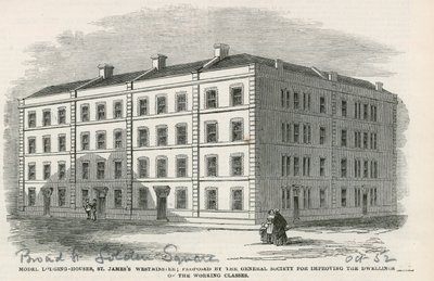 Modell-Wohnhäuser, St Jamess Westminster von English School