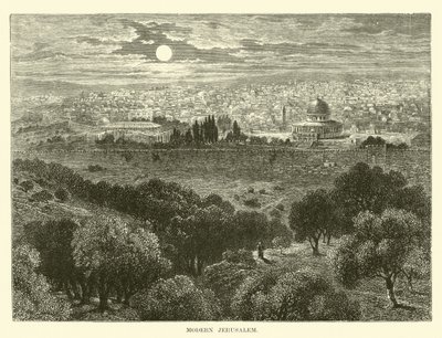 Modernes Jerusalem von English School