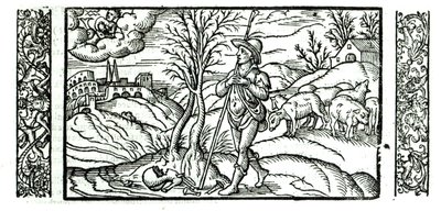 Monat Januar aus einem Hirtenkalender, 1579 von English School