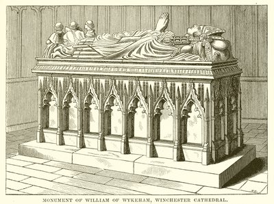 Denkmal von William von Wykeham, Winchester Cathedral von English School