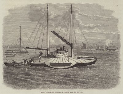 Moodys schwimmende Telegraphenstation und Seeflucht von English School
