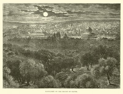 Mondlicht auf dem Ölberg von English School