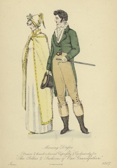 Morgenkleid für Damen und Herren von English School
