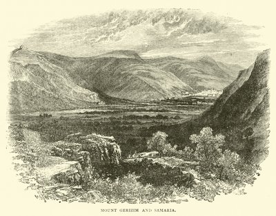 Berg Garizim und Samaria von English School